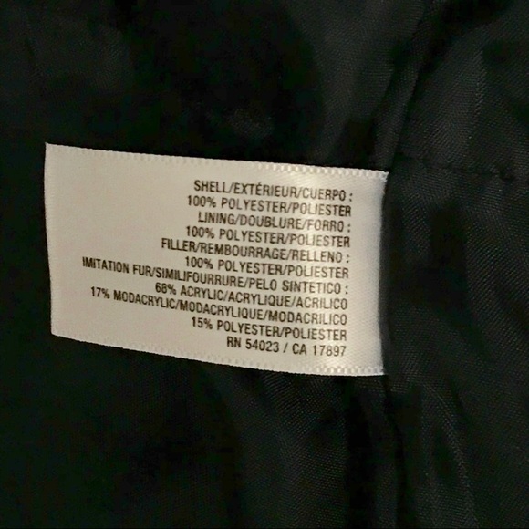 Old Navy Girls Navy Fleece Duffle Coat with Hood - Picture 5 of 6